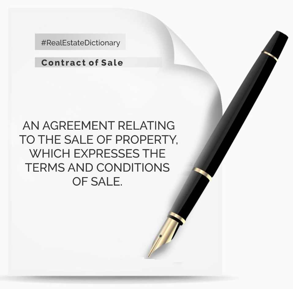 What is Contract of Sale?